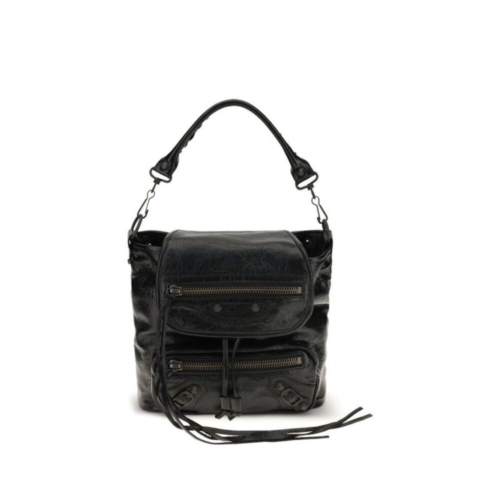 Balenciaga Black Lamb Ovis Aries Women's Backpack